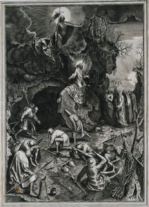 Vzkříšení Krista, c. 1562. od Philip Galle
