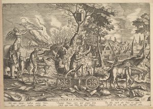 Triumf času, 1574. od Philip Galle