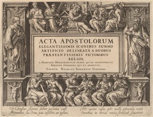 Titulní strana od Philip Galle after Maerten van Heemskerck after Jan van der Straet