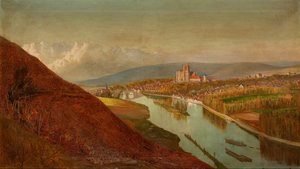 Sens from the Vineyards, 1863 od Philip Gilbert Hamerton