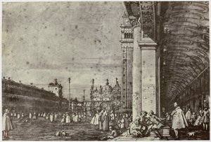 Canaletto, Piazza di San Marco od Philip Henry Delamotte