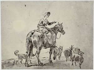 Gilpin, Pastýřka od Philip Henry Delamotte