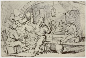 Hemskirk [Van Heemskerck?], Boors Carousing od Philip Henry Delamotte