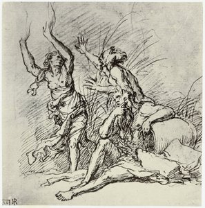 Salvator Rosa, Pan a Syrinx od Philip Henry Delamotte