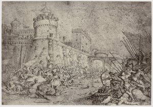 Tempesta [?], Bouře Jeruzaléma od Philip Henry Delamotte