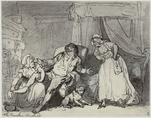 Thomas Rowlandson, Opilý manžel od Philip Henry Delamotte