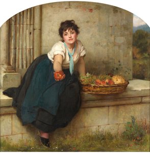Prodejce ovoce, 1877
