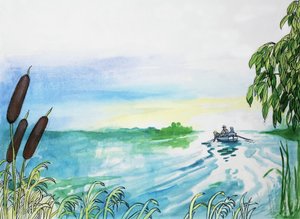 Alenka v zrcadle od Philip Mendoza