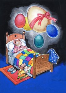 Myš z města a myš z venkova (kvaš na papíře) od Philip Mendoza