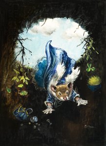 Myš z města a myš z venkova (kvaš na papíře) od Philip Mendoza