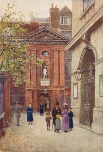 Vchody do nemocnice Christs a do Christ Church, 1895