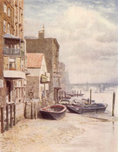 Staré budovy z mola St Pauls, 1894