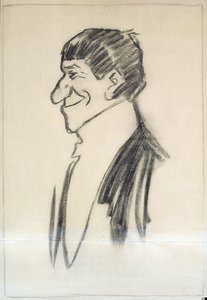 Autoportrét (uhl na papíře) od Philip William May