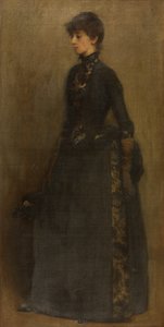 Dáma v šedém: paní Montgomery (olej na plátně) od Philip Wilson Steer