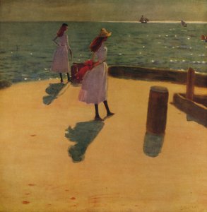 Na molu Walberswick, c1887, c1915 od Philip Wilson Steer
