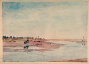 Stranded Fishing Boats, Maldon od Philip Wilson Steer