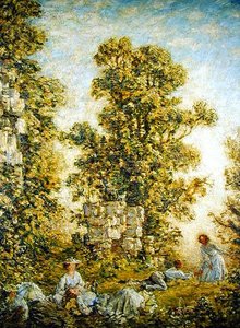 Piknik, Little Dean (olej na plátně) od Philip Wilson Steer