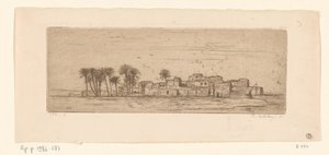 Gezicht na Com Al-Akhdar Vue de Côm Al-Akhdar (původní název) od Philip Zilcken (signed by artist)