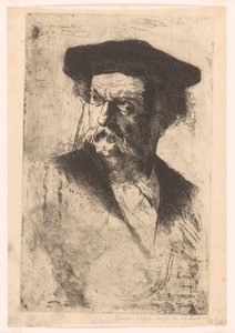 Portrét muže od Philip Zilcken (signed by artist)