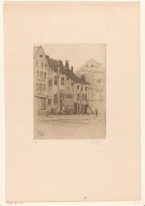 Staré domy na Place Verte, ve Verviers Vieilles maisons, Place Verte (Verviers) (původní název) od Philip Zilcken