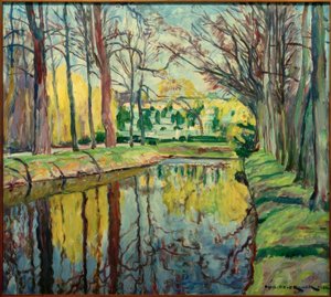Pohled na palác Sanssouci
