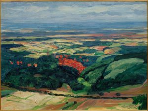 Pohled přes Kronberg do hlavní pláně od Philipp Franck