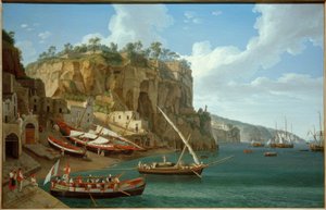 J.Ph. Hackert, Marina Piccola v Sorrent / Gem., 1794