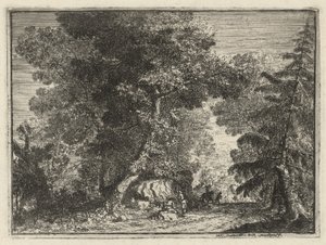 Cesta lesem od Philipp Hieronymus Brinckmann