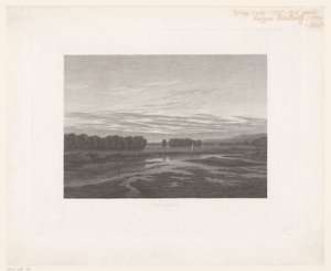 Pohled na Labe Abend an der Elbe od Philipp Veith