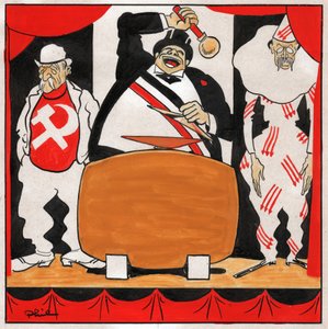 Leon Blum. 1930-1936 (rytina) od Philippe (1905 1940) Larquier
