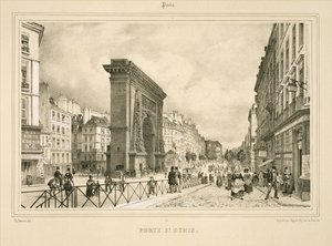 Porte St Denis od Philippe (after) Benoist