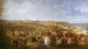 Napoleon v táboře v Boulogne rozdává kříž Čestné legie, 16. srpna 1804, 1806