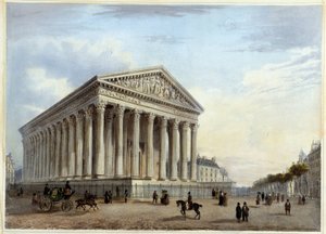 Eglise de la Madeleine - v „“Procházka po Paříži a okolí“” od Jacottet a Benoist, Paříž od Philippe Benoist
