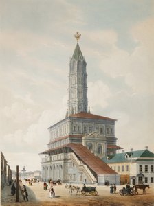 Sucharevova věž v Moskvě, 1846