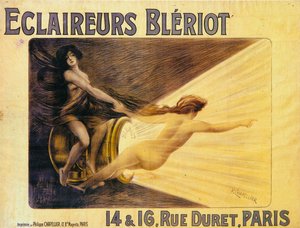 Reklama na světlomety Bleriot, c1905 od Philippe Chapellier