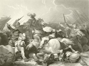 Bitva o Bosworth Field od Philippe Jacques de Loutherbourg