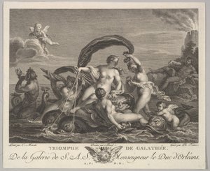 Triumf Galatea. od Philippe Triere