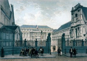Palác výtvarných umění, Paříž od Philippe and Ciceri Eugene (1813 1890) Benoist