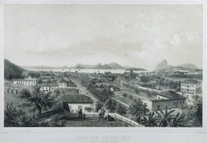 Devět panoramatických výhledů na Rio de Janeiro: Catette a vstup do Barry od Philippe and Ciceri Eugene Benoist