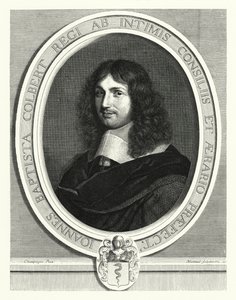 Jean-Baptiste Colbert, francouzský státník (rytina) od Philippe de (after) Champaigne