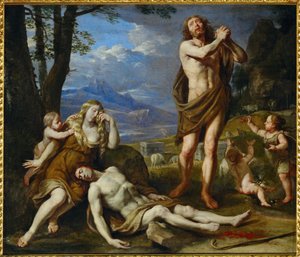 Beweinung Abels (malba na plátně) od Philippe de Champaigne