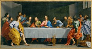 La Cene, řekněme La petite Cene - Poslední večeře... od Philippe de Champaigne