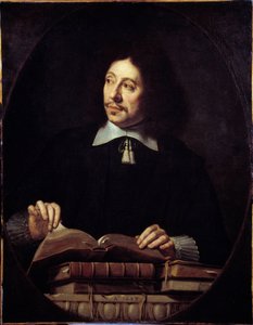 Portrét muže. Obraz Philippe de Champaigne (1602-1674) c. Plamen. od Philippe de Champaigne