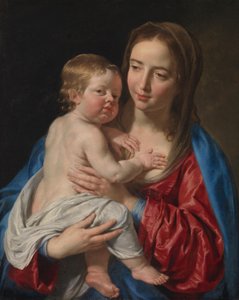 Marie s dítětem od Philippe de Champaigne