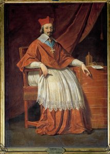 Celovečerní portrét kardinála Richelieu (1585-1642) Obraz Philippe de Champaigne (1602-1674) od Philippe de Champaigne