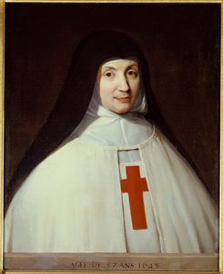 Portrét matky Angelique Arnauld od Philippe de Champaigne
