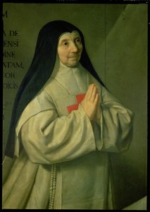 Portrét matky Catherine-Agnes Arnauld 1593-1671 1662 detail 89736