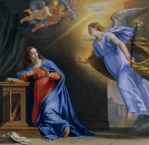 Zvěstování, ca. 1644.