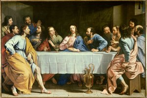 Poslední večeře. Obraz Philippe de Champaigne (1602-1674). od Philippe de Champaigne
