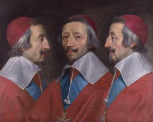 Trojitý portrét hlavy Richelieu, 1642